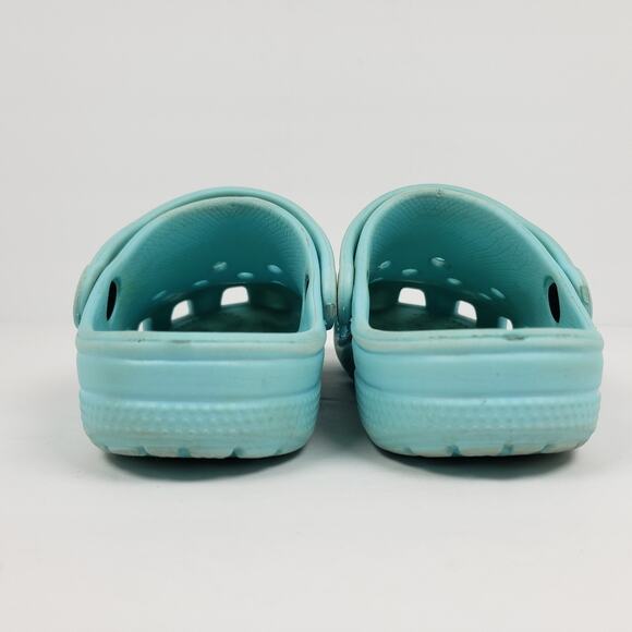 Crocs Classic Toddler Girls Size 11 c Light Blue Slip On Casual Clog Shoes - Picture 7 of 12